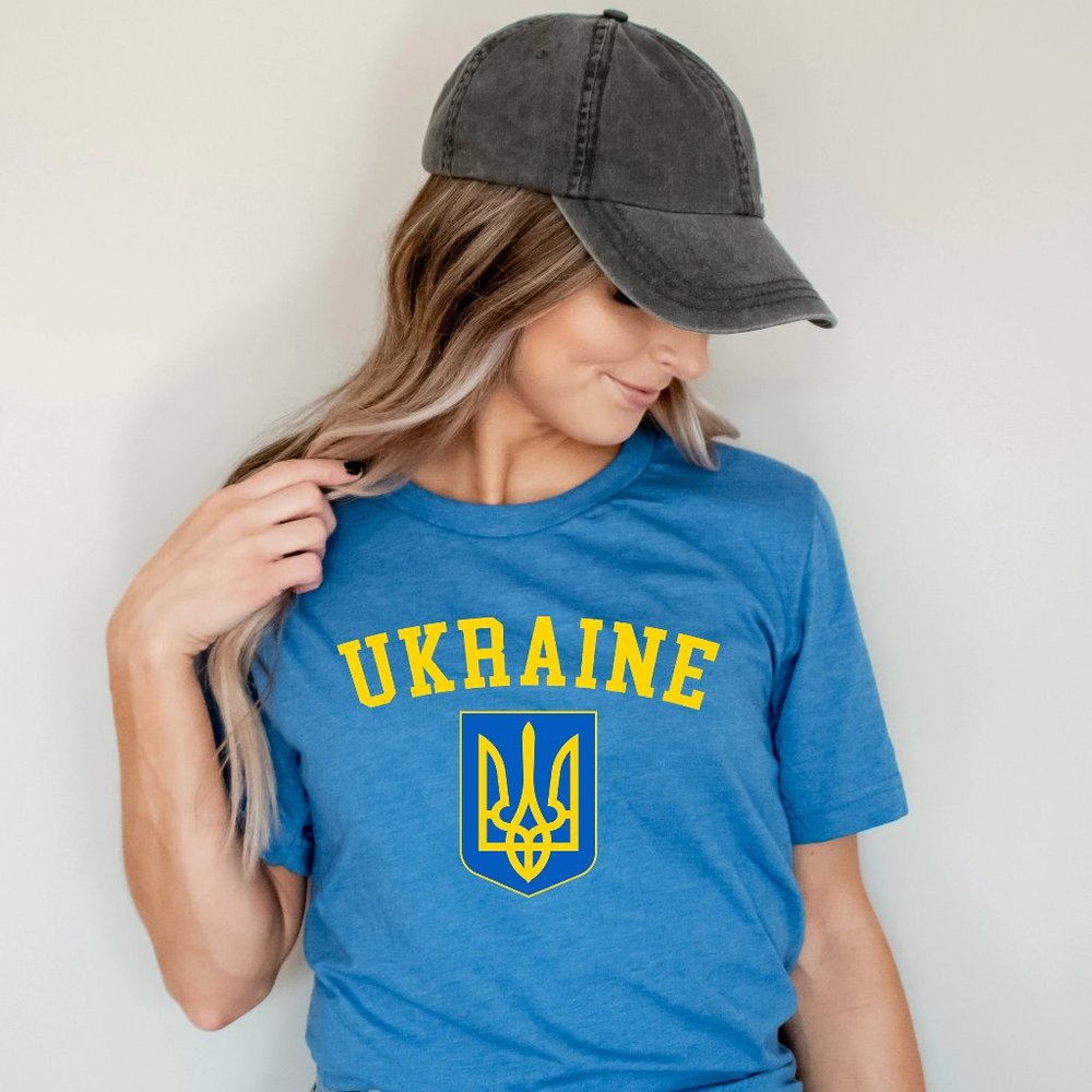 Ukraine T-Shirt, Ukrainian Coat Of Arms Shirt, Gift For Ukrainian, Ukraine Shirt